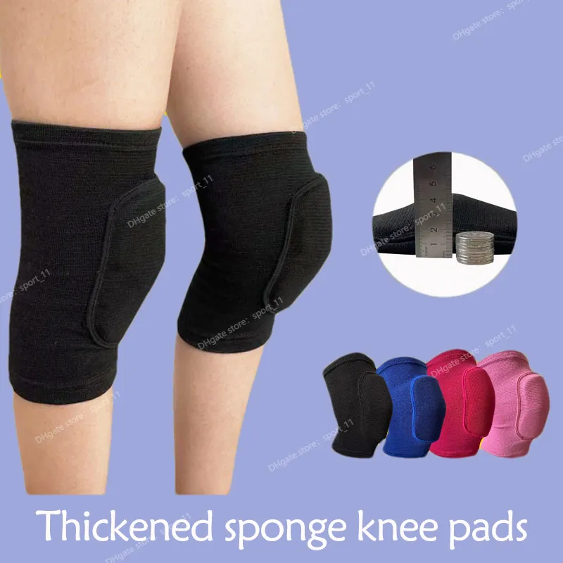 1Pair Sports Knee Pad Adults Kid Dance Knee Protector Elastic Thicken Sponge Knees Brace Support for Gym Yoga Workout Training Sports SafetyElbow Knee Pads Fitness