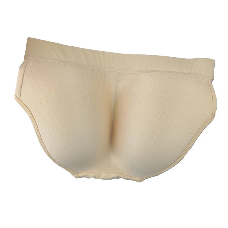 Underpants Shemale Fake Vagina Panties Push Up Hips Pockets Padded Briefs Crossdresser Vagina Panty Sponge Padded Buttocks Pants 201112