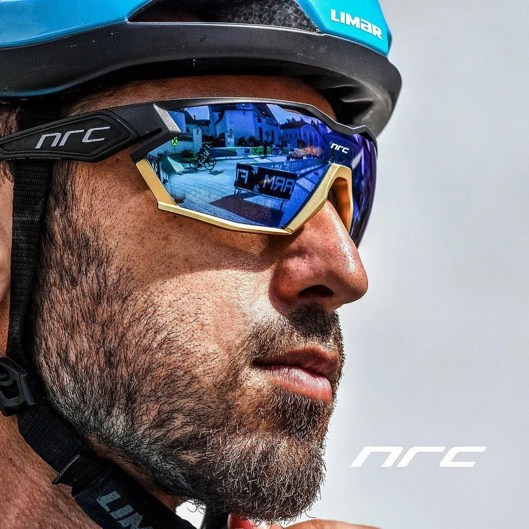 Mens Bike Sunglasses USA  Interchangeable UV400 Lenses for Cycling