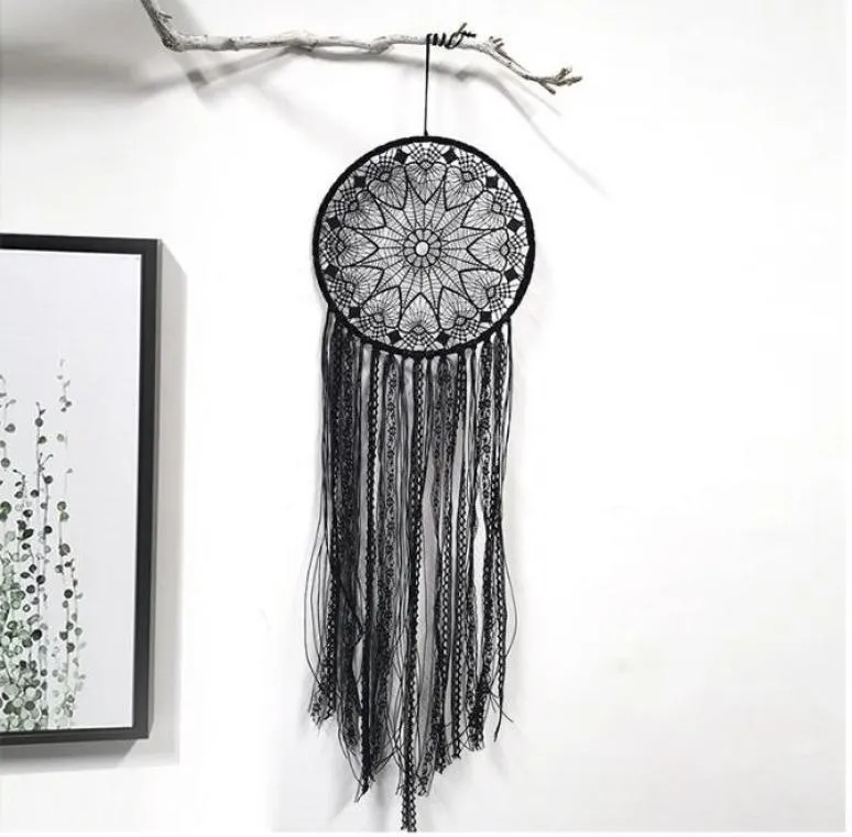 Dreamcatcher Kwastje Dream Catche Dreamcatcher Mode Veer Dromenvanger Hanger Muur Hangende Auto Decoratie Windgong DDB37597462751