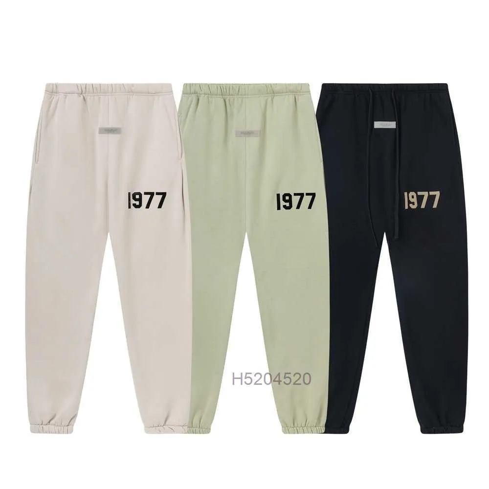 2023 NOWOŚĆ PANS MĘŻCZYZNY I KOBIET MARDY HIGHT STREET EssentialsWeatpant Focked 1977 Drukuj kurczący się pasek sportowy pluszowy