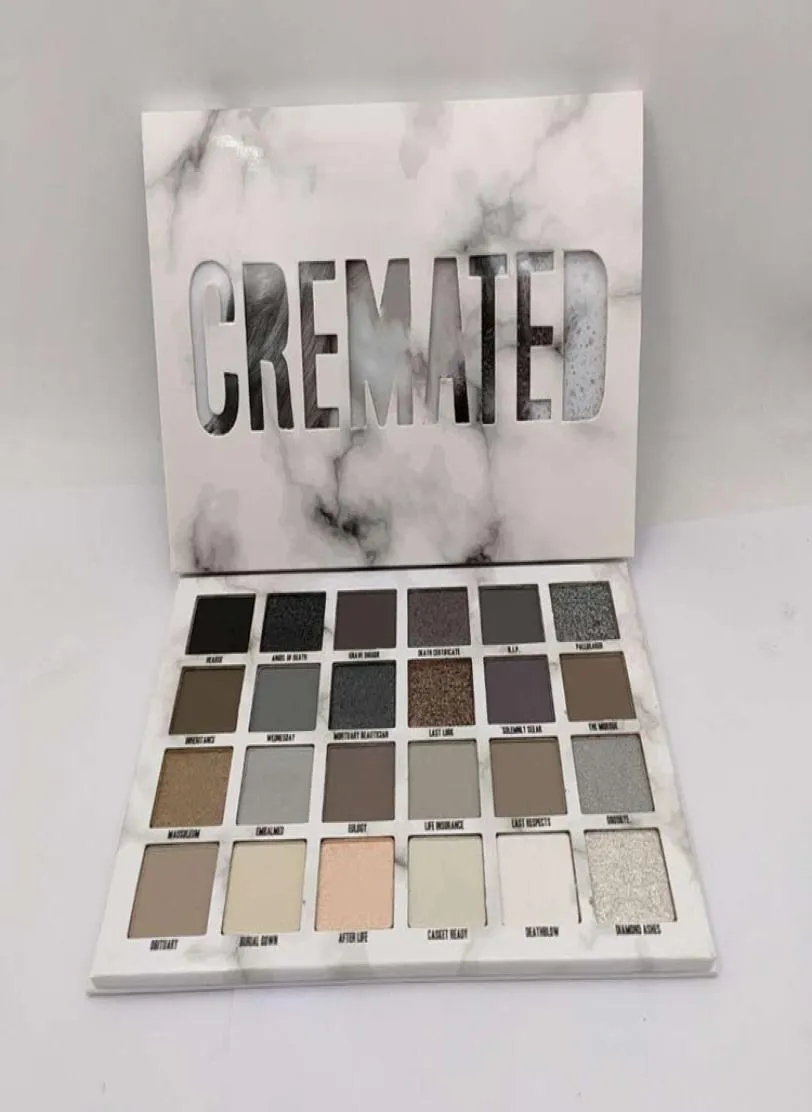 Newest Five Star Cremated eyeshadow palette Makeup Cremated 24 color eyeshadow palette Shimmer Matte high quality 3965538