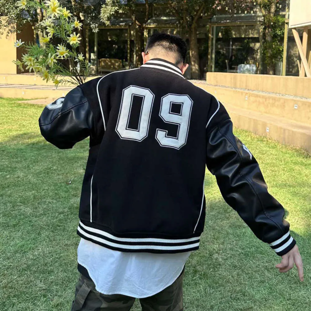 Embroidered Designer Puffer Jaket Baseball Oversize For Men And