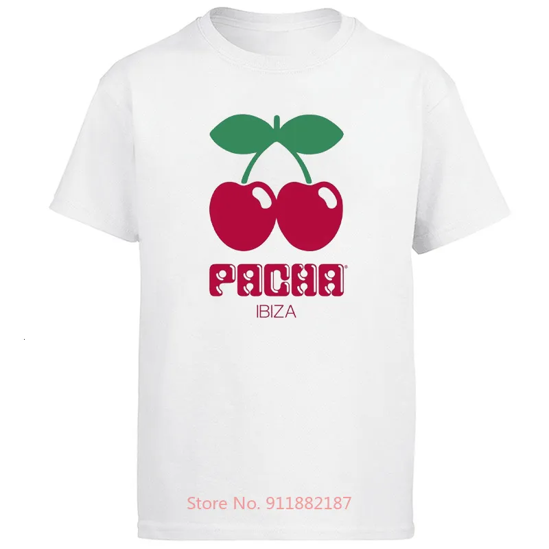 Mens Tshirts Pacha Ibiza unisex grafik t skjortor Kort ärm tshirts mode harajuku streetwear överdimensionerade sommaren män kläder 230417