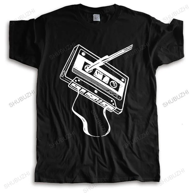 Men's T-Shirts Men's T-Shirts mens fashion summer short sleeve t shirt Classic Old Skool Cassette Tape Loose tops for him plus size teeshirt drop 230418