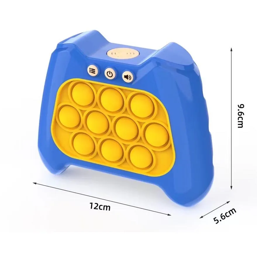 Pop It Fidget Toy, Console de Jeu Quick Push Bubbles, Jeu électronique  Fidget, Push Pop Bubble Sensory Fidget Toy, Pop Puzzle Game Machine Cadeau  pour Adolescents, Enfants et Adultes (Bleu) : 