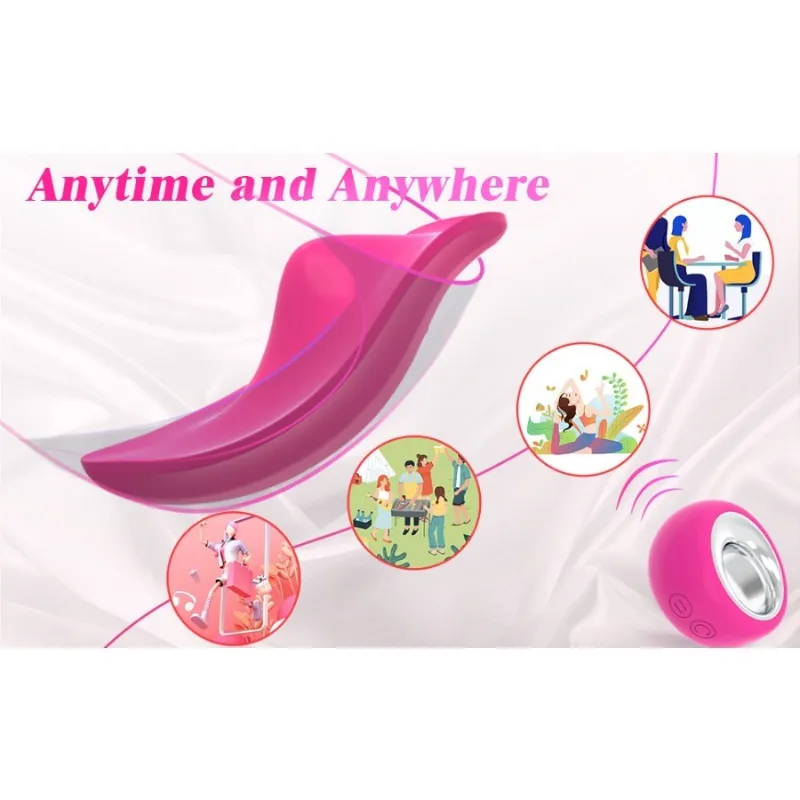 Panty Wearable Vibrator Silicone Adult Sex Toy with Remote Control and 12  Vibrating Modes Size 111 from Dhgate Adult Toys - price 33.08