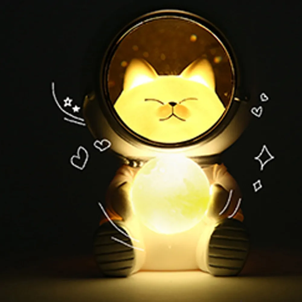 かわいいランプ：愛らしい動物型のLEDナイトライト 子供用の部屋の装飾