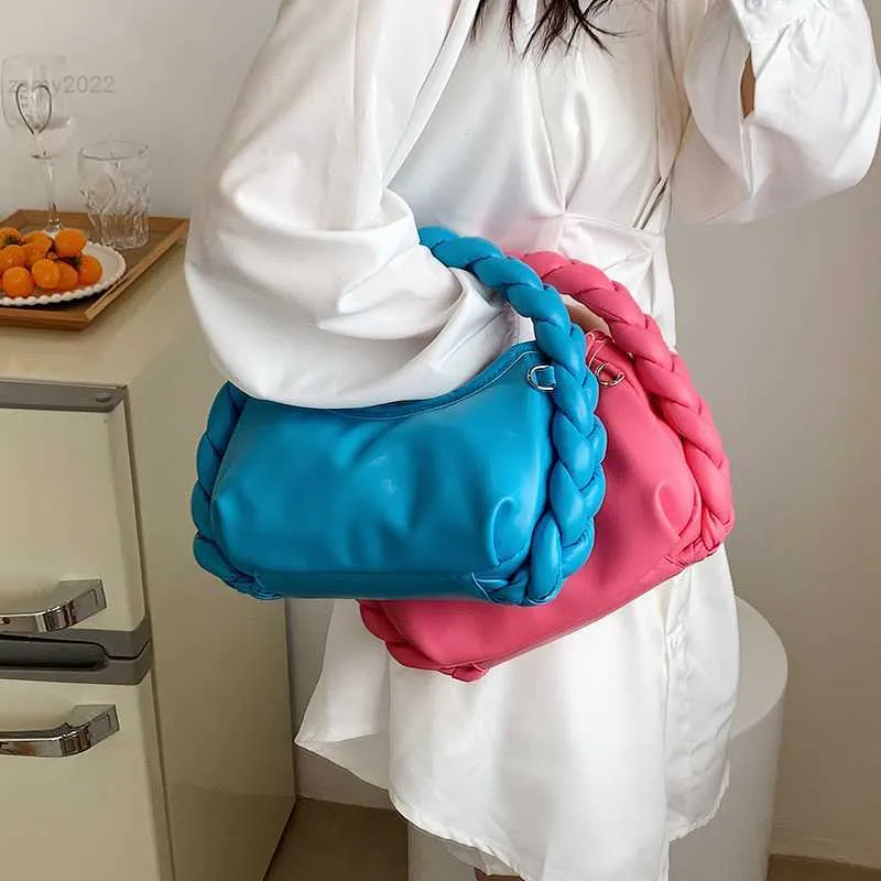 Schoudertassen merk geweven handtassen voor vrouwen hoogwaardige schoudertas modetebeurten en handtas ontwerper messenger tas schattige taskoppeling