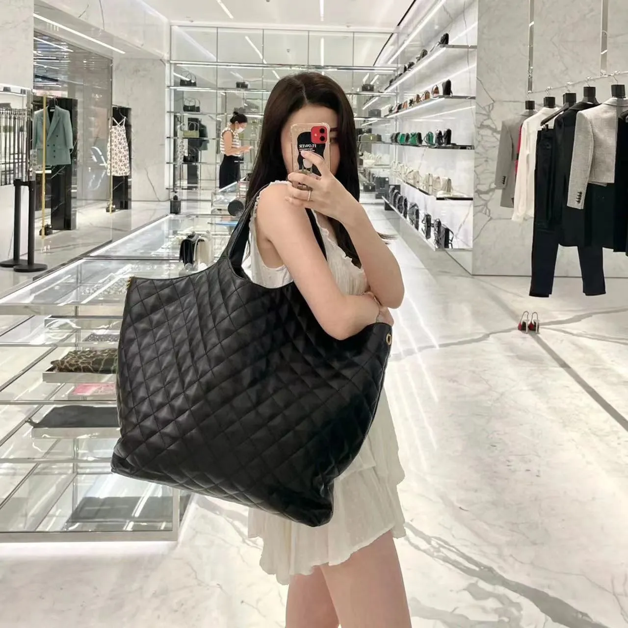 Icare Maxi Tote Bag Shopping Bags Ladies Fashion Handbag Oversized Stylish Easy-open Meets Ladie Carry-on Needs Tiktok Same Style Two-piece Handbags