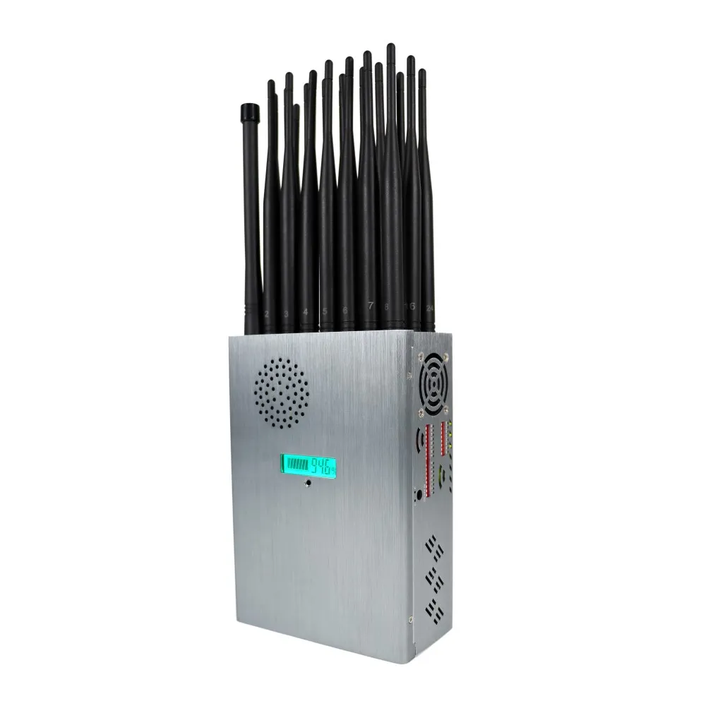 Super 24 Antenne Discidatori di Segnale Scudi GPS Wi-Fi Bluetooth LOJACK LORA RC315MHz 433MHz 868MHz VHF/UHF CDMA GSM2G 3G 4G 5G Blocco Segnale Telefono Cellulare