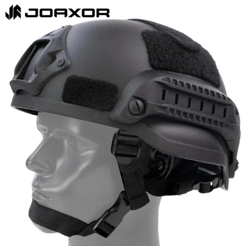 Tactische Helmen JOAXOR Airsoft Paintball MICH 2002 Helm met Zijrail NVG Mount 231117