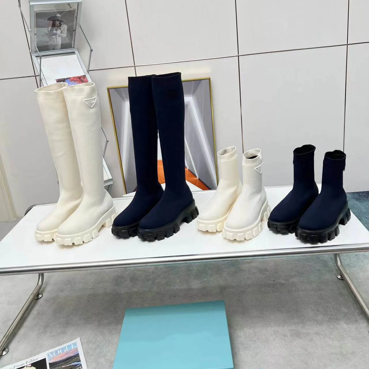 Tasarımcı Boot Erkek Kadın Rois Boots Monolish ayak bileği bagaj deri naylon çıkarılabilir torba bootie askeri ilham verici savaş ayakkabıları botlar 03