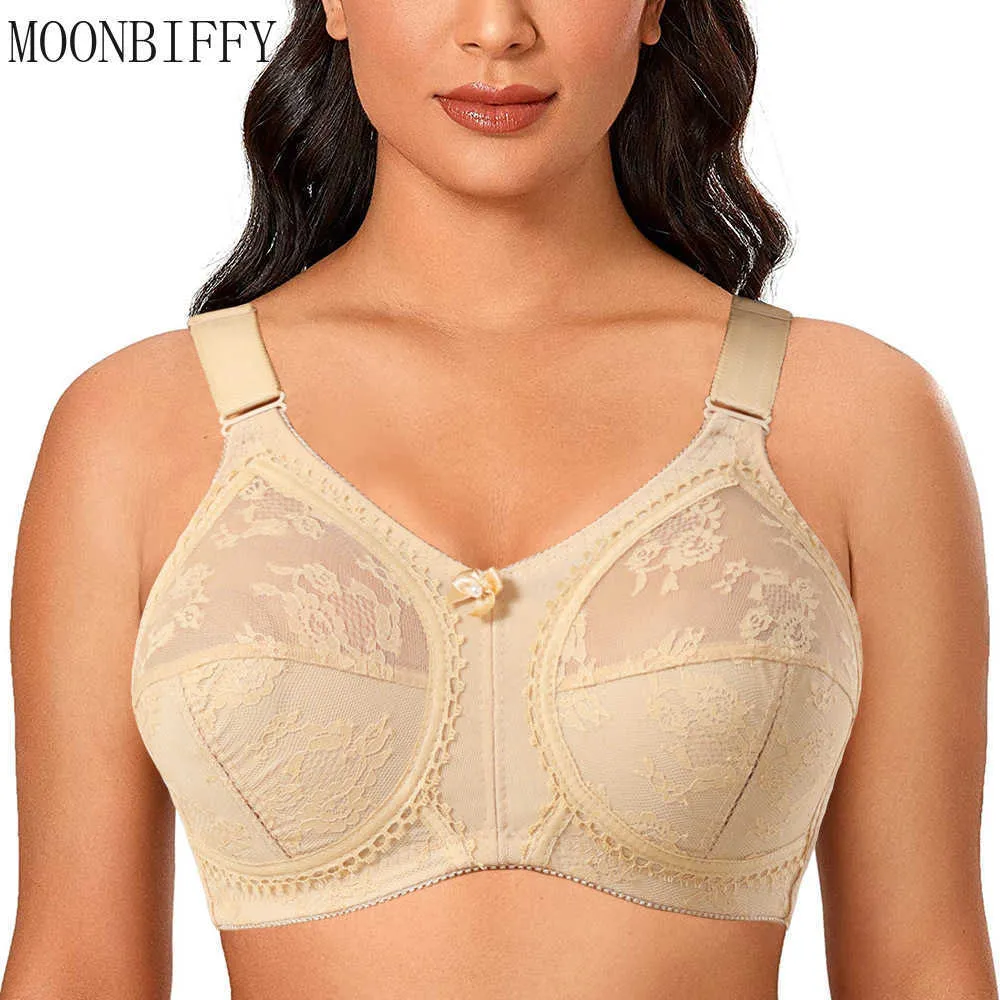 Save Big on Bulk Full Cup Lace Bras Lace Corset Bra For Full Coverage:  Women's Unlined Minimizer Bra With Thin, Wireless Cups And Adjustable  Straps