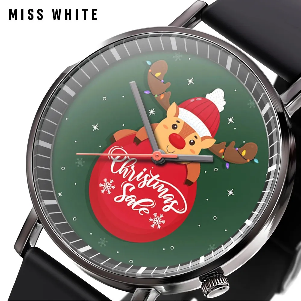 Wristwatches Fashion watch trend Christmas bell Christmas tree old men and women watches quartz Wrist Watch 231118