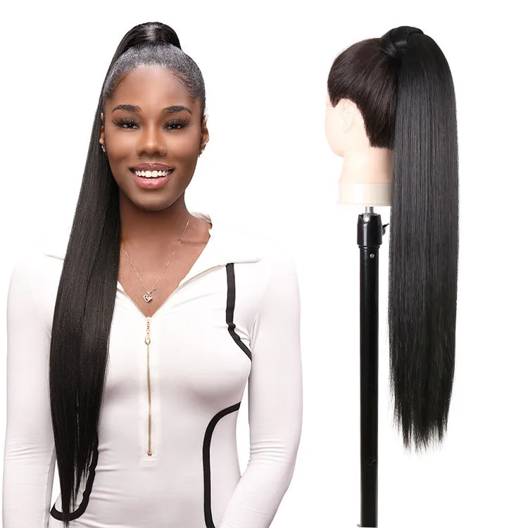 Heat resistant synthetic clip in hair extensions cheap