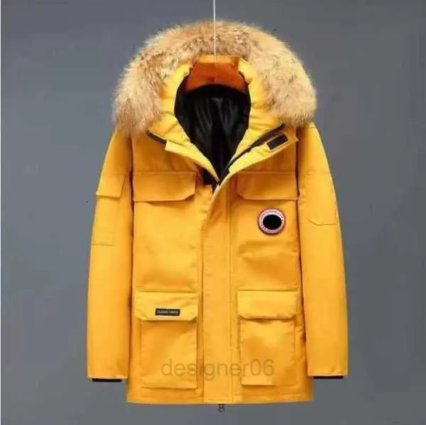 Зимнее пальто Canadian Goose, толстое теплое мужское пуховое парковое пальто, рабочая одежда, куртка, утолщенная модная куртка для улицы, для пар, прямая трансляция, пальто387 1DKOH