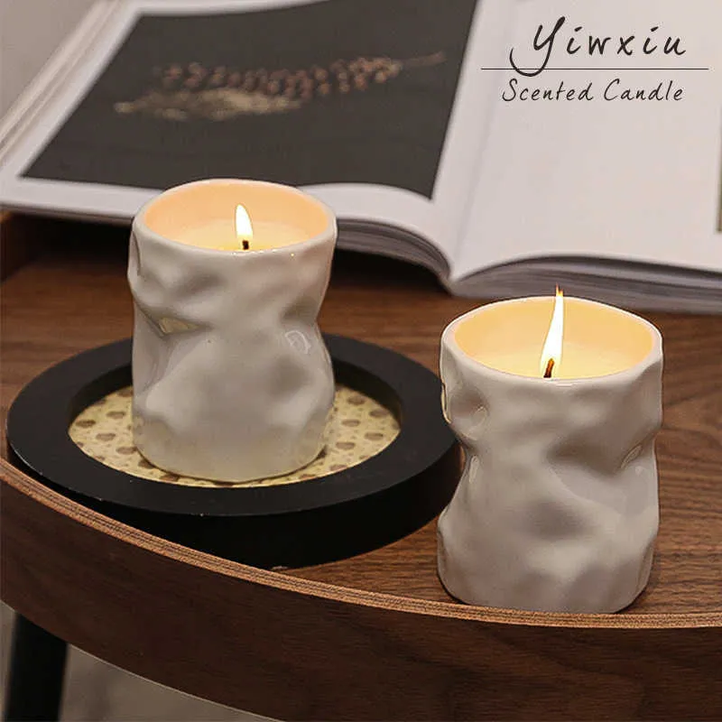 Scented Pottery Barn Candles Ceramic Jar Elegant Flower Pottery Barn  Candless Jar Fragrance Pottery Barn Candles Flower Pottery Barn Candles Box  Scented Pottery Barn Candless Modern Wedding Gift Home Decoration Z0418 From