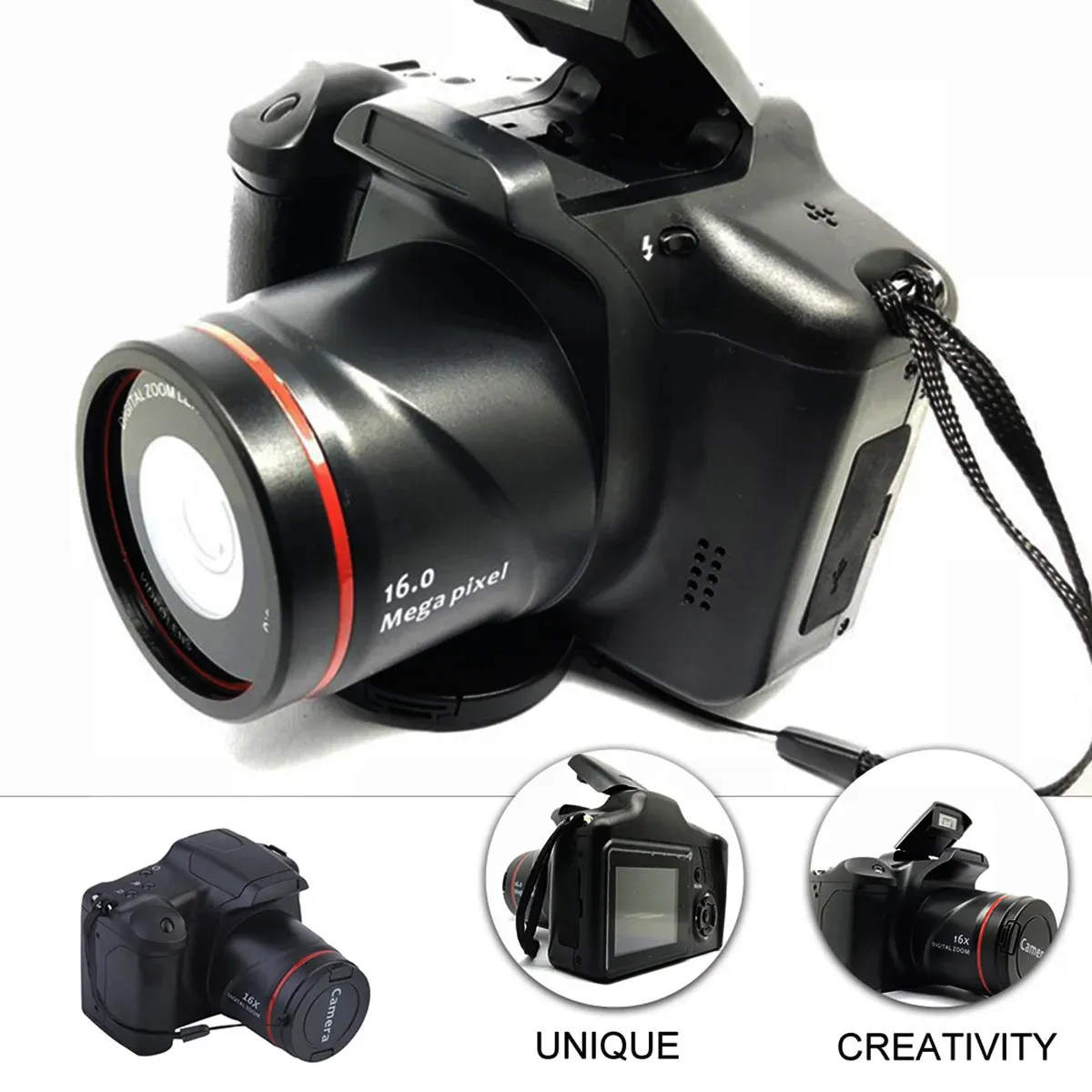 Camcorders Draagbare digitale camera met 16x zoom videocamcorder 231117