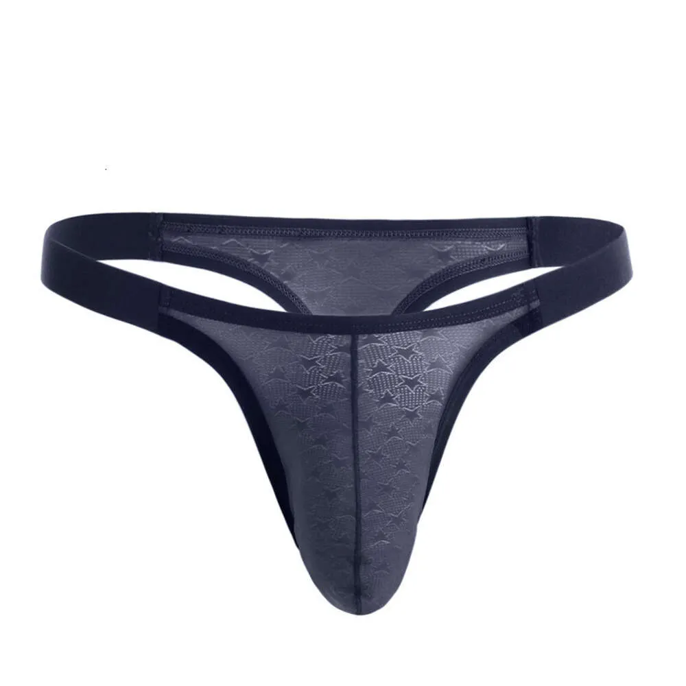 European Size S XXL Mens Nylon Thong With Pouch And Slip On Design