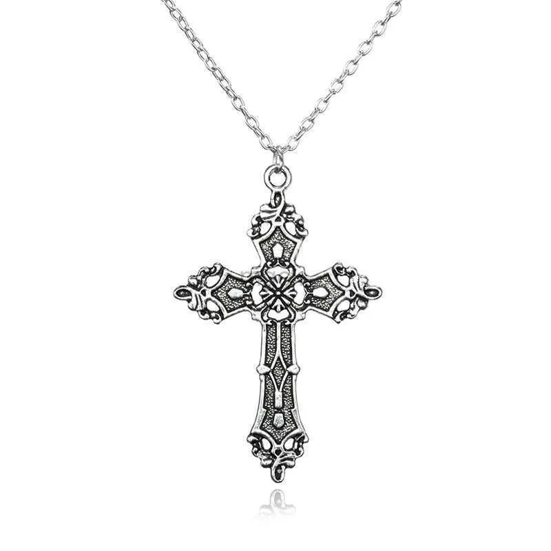 Vintage Gothic Crosses Gothic Cross Pendant Y2K Fashion Jewelry