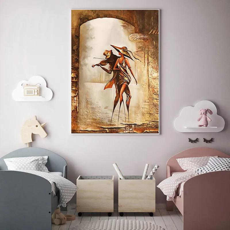 Merveilleux amour Art toile peintures Reproductions les affiches et impressions romantiques nordique mur Art photo pour décor de chambre