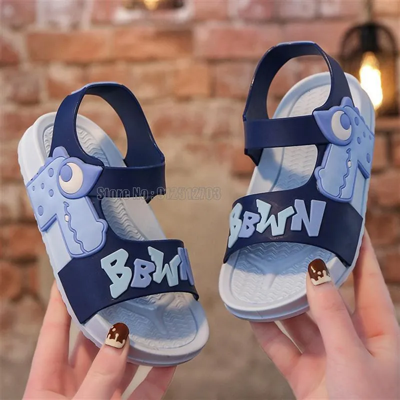 Sandalen kinderen sandalen jongens zomer open teen meisjes baby soft bodem strandschoenen 230417