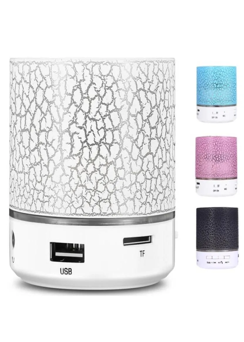 Portable Mini Bluetooth Speaker With Night Light For Bedroom, Subwoofer