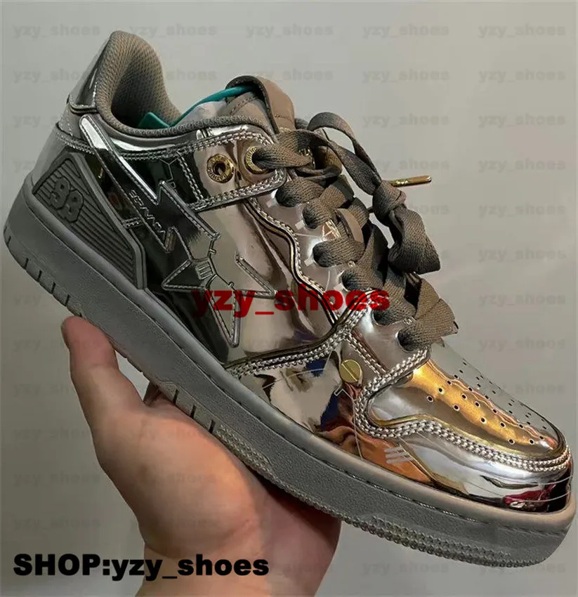 A Bathing Ape Bapeing SK8 Sta Shoes Mens Sneakers Bapestar