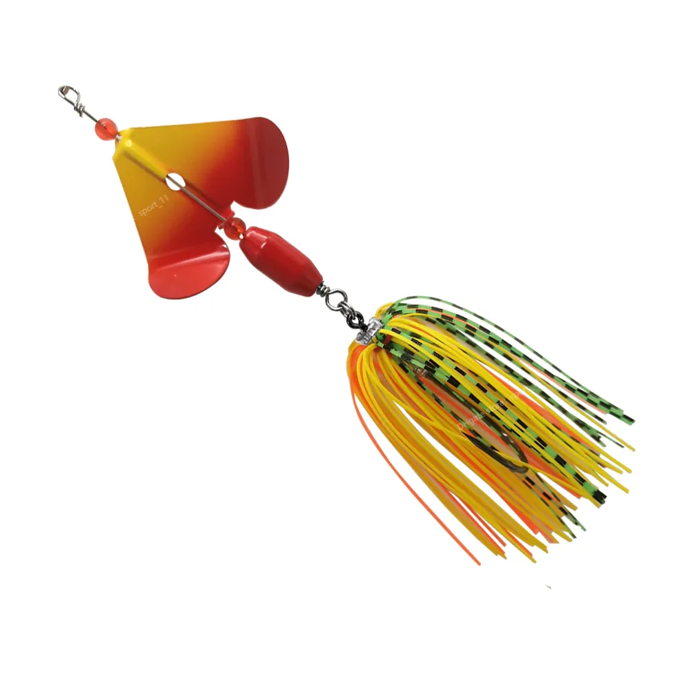 2022 18G Spinner Bait Fishing Spinners With Pinwheel Blade For