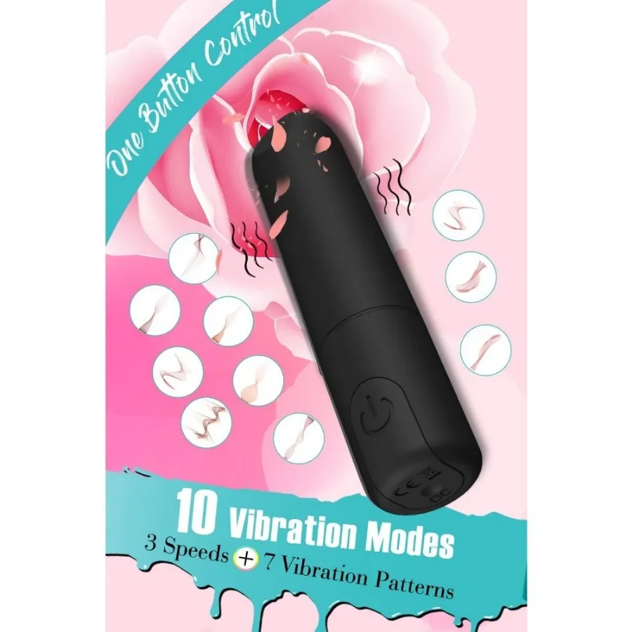 Sex Toys Bullet Vibrator With Angle Stimulation Of Clitoris, Rechargeable  Vibration Mode Waterproof Nipple G Spot Stimulation Female Toy From 15,99 €  | DHgate