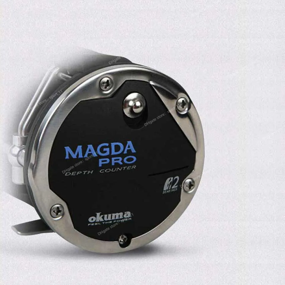 OKUMA Fishing Reel MAGDA Linecounter DT MA 15DT T Multirolle Sea  Baitcasting Reel FishingFishing Reels Fish Okuma Okuma Ins From Sport_11,  $140.09