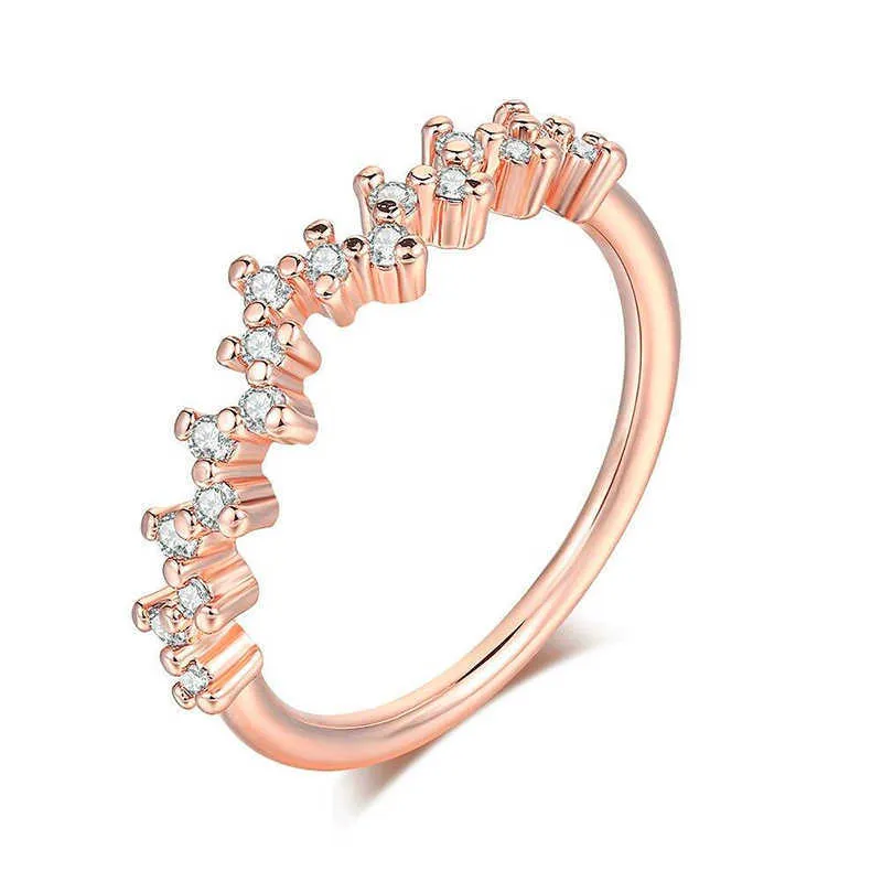 Bandringen Caoshi mode veelzijdige ring voor vrouwen dagelijkse draagbare sieraden voor huwelijksceremonie stijlvolle vingeraccessoires voor vrouwelijke AA230417