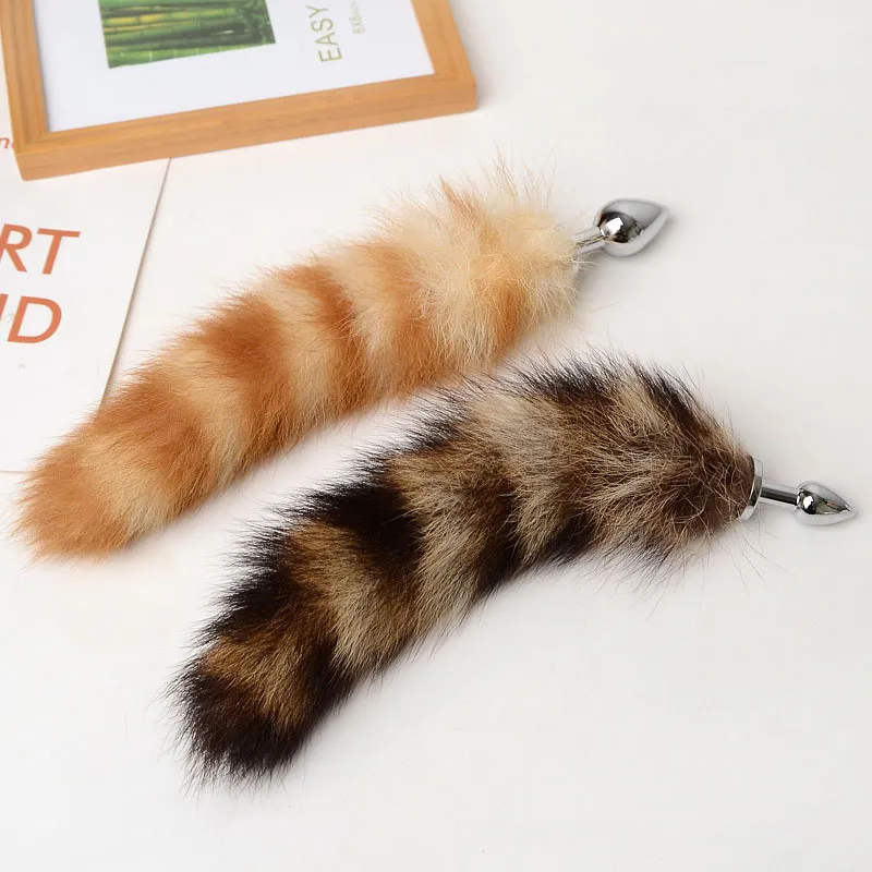 Real American Raccoon Fur Tail Plug 10 11 Cosplay... From Fashionalcharm,  $13.19 | DHgate.Com