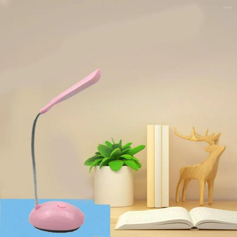 Lampade da tavolo Lampada da scrivania moderna da lettura Comoda luce a LED ecologica a batteria Durevole Flessibile per la casa