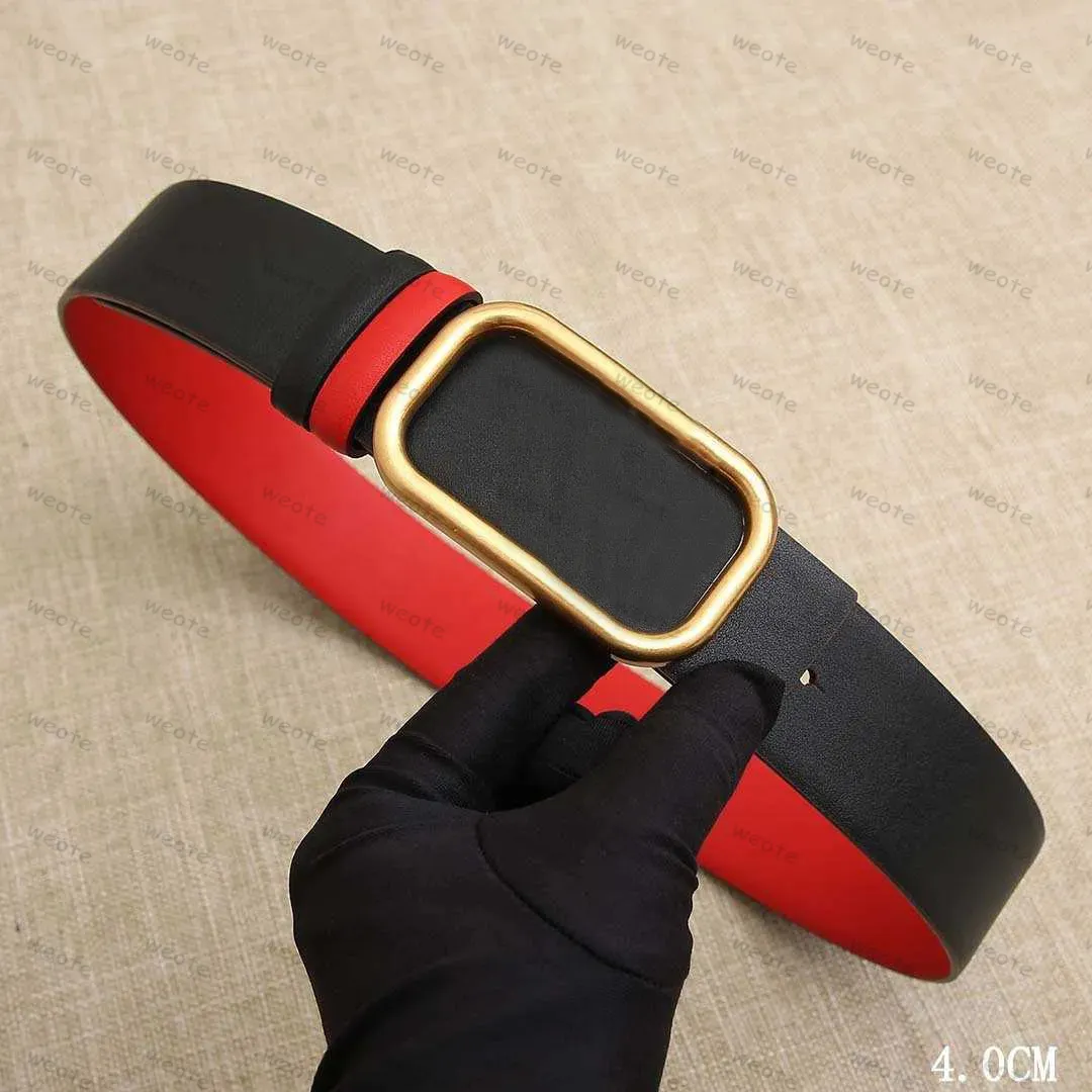 Cintura di marca da donna di moda con fibbia con lettera con gonna Giacca a vento Decorazione Cintura in pelle Cinture da 4 cm con scatola Cintura da uomo Luxe weote g5