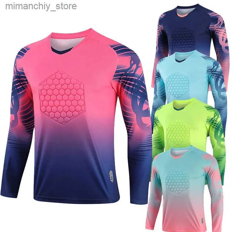 Maglia da portiere da calcio da uomo lunga Seves da collezione Maglia da portiere per portiere da calcio Survetent Maglia da portiere ad asciugatura rapida Q231117