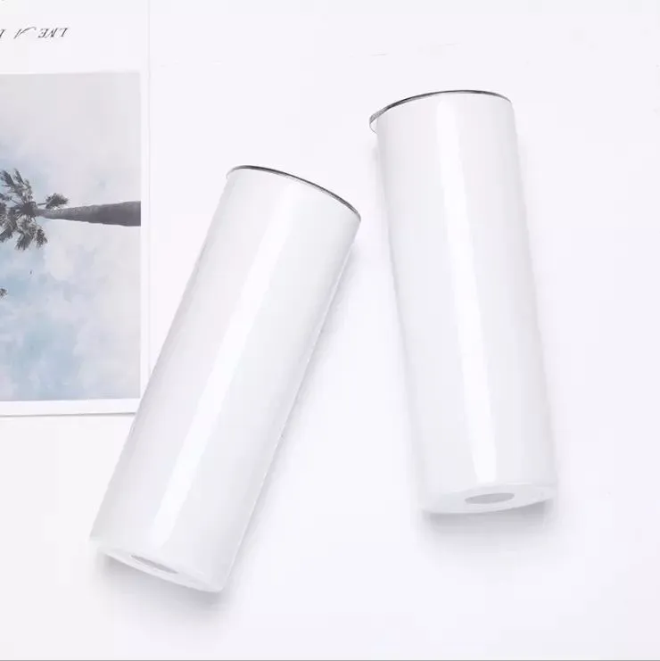 US CA Warehouse 20oz Sublimation Tumbler Blank Stainless Steel Tumbler DIY  Tapered Cups Vacuum Insulated 600ml Car Tumbler Latte Mugs Tall 2 5  Delivery From Earlybirdno1, $4.33