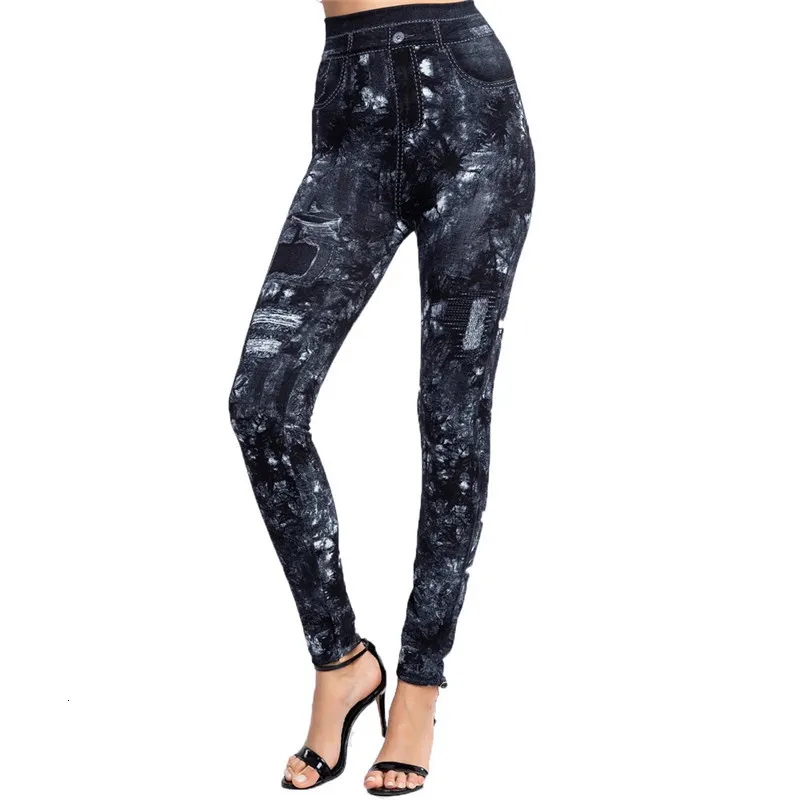 LJCUIYAO Womens Seamless High Waist Faux Denim Denim Look Leggings With Push  Up And Elastic Fit Perfect For Casual Wear And Pencil Pants Dropship 230418  From Pu05, $10.3