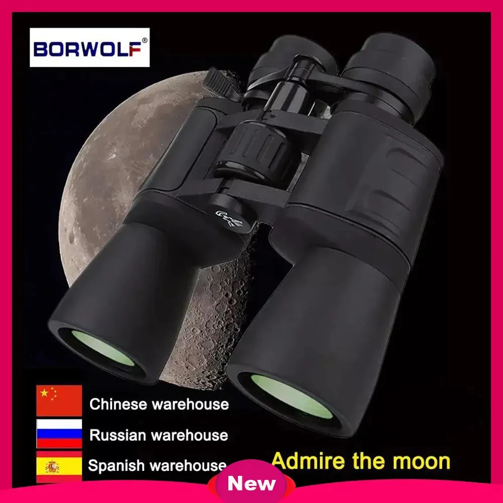Télescopes Borwolf 10 180X90 grossissement élevé HD Zoom professionnel jumelles puissantes lumière Vision nocturne pour la chasse télescope monoculaire 231117