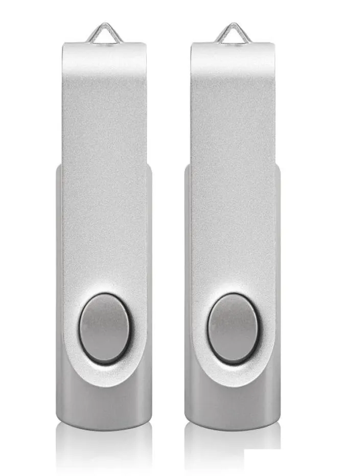 Silver 32 GB USB 20 Flash -enheter Roterande svängbara tummen Pendrives 16 GB Foldminnespinne för dator Laptop MacBook Tablet1459504