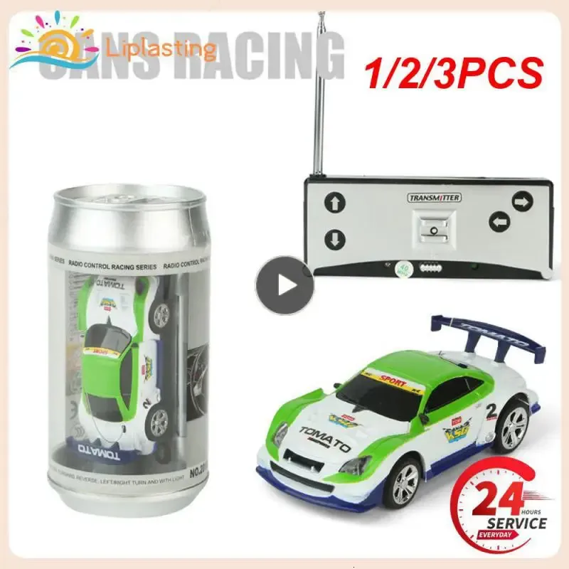 電気/RC車1/2/3PCS 8色ミニRCカー車両ラジオリモートコントロールマイクロレーシングカー4周波数