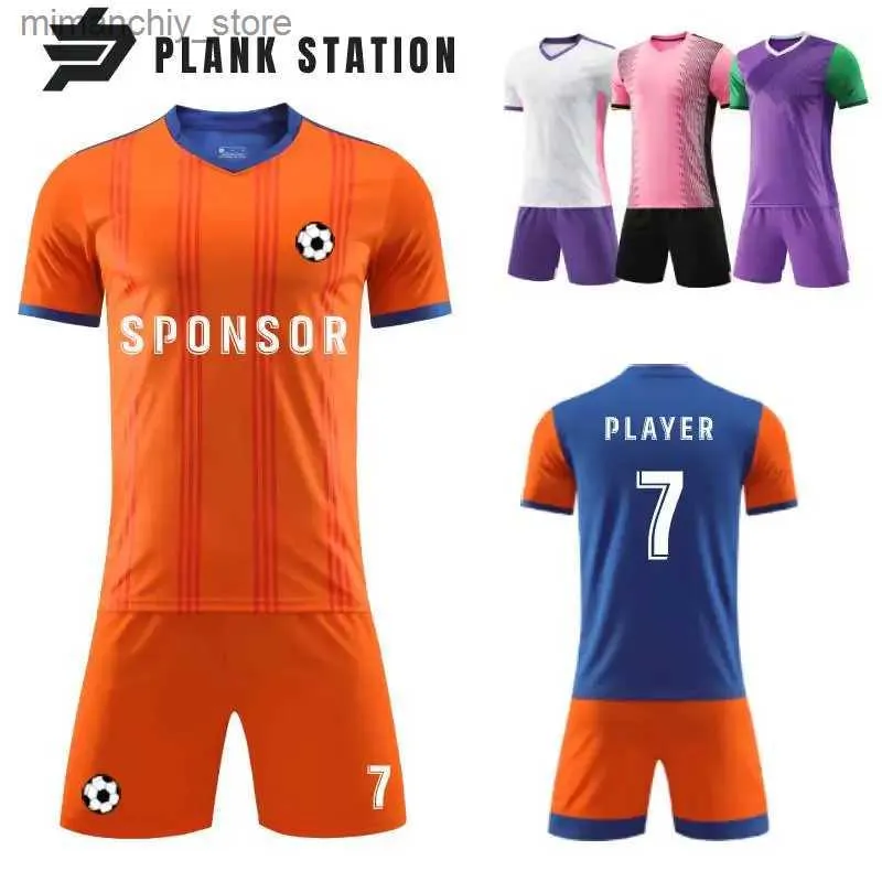 Coleccionable Sportwears Camiseta de fútbol Pantalones cortos Hombres Niños Niños Camisetas de fútbol Tenis Bádmiton Personalizar Nombre personalizado Número Patrocinadores Q231118