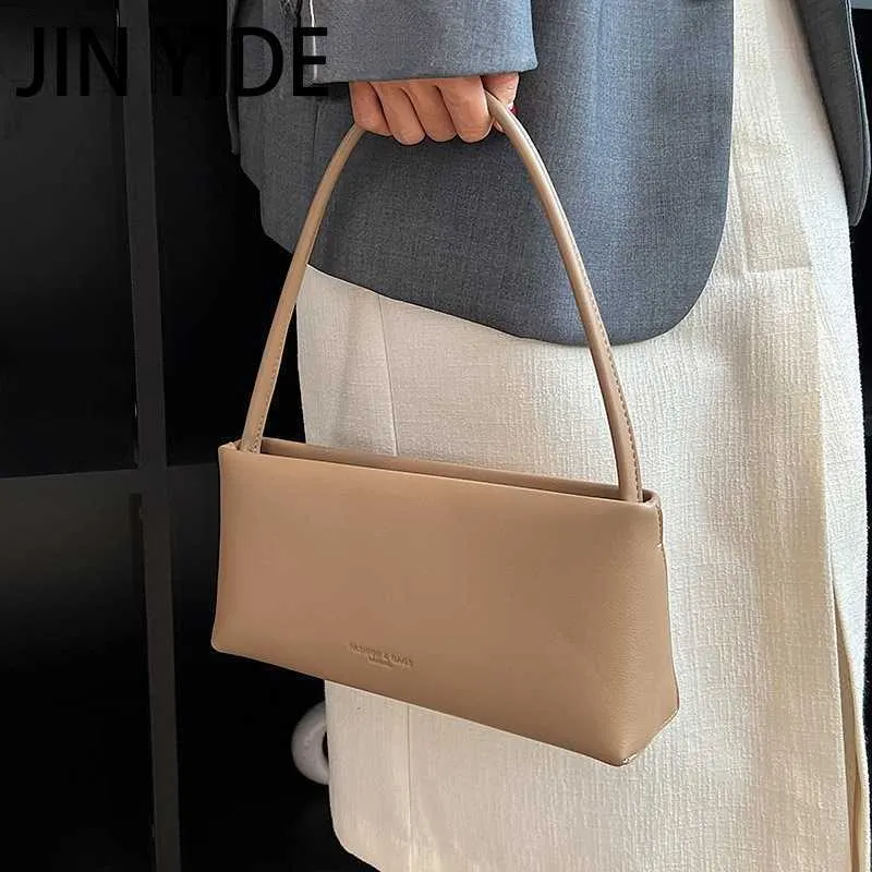 Sacs à bandoulière Jin YIde sacs à bandoulière pour femmes 2023 printemps tendance femme couleur unie sacs à main et sacs à main simples deux ceintures sac de bureau