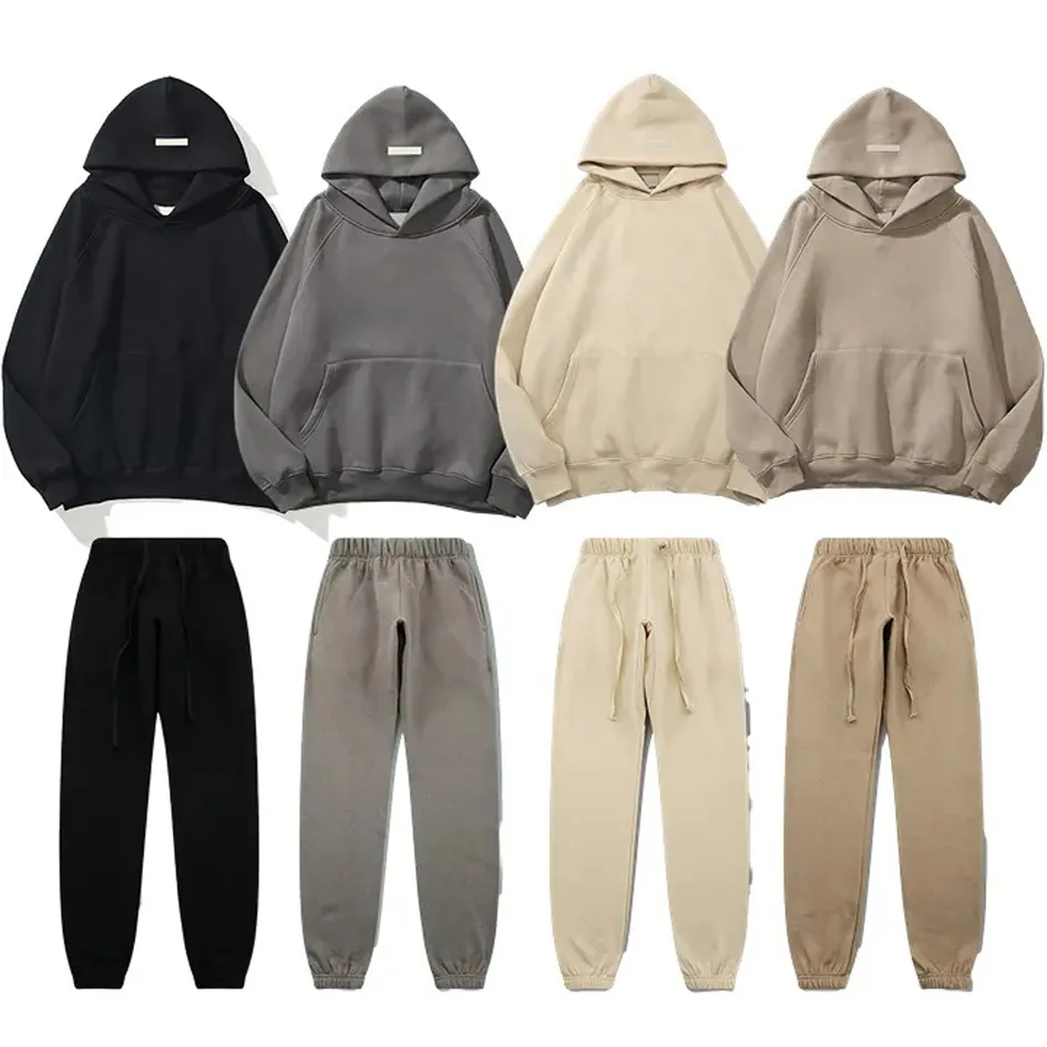 Mens essentialls hoodie tröja tröjor