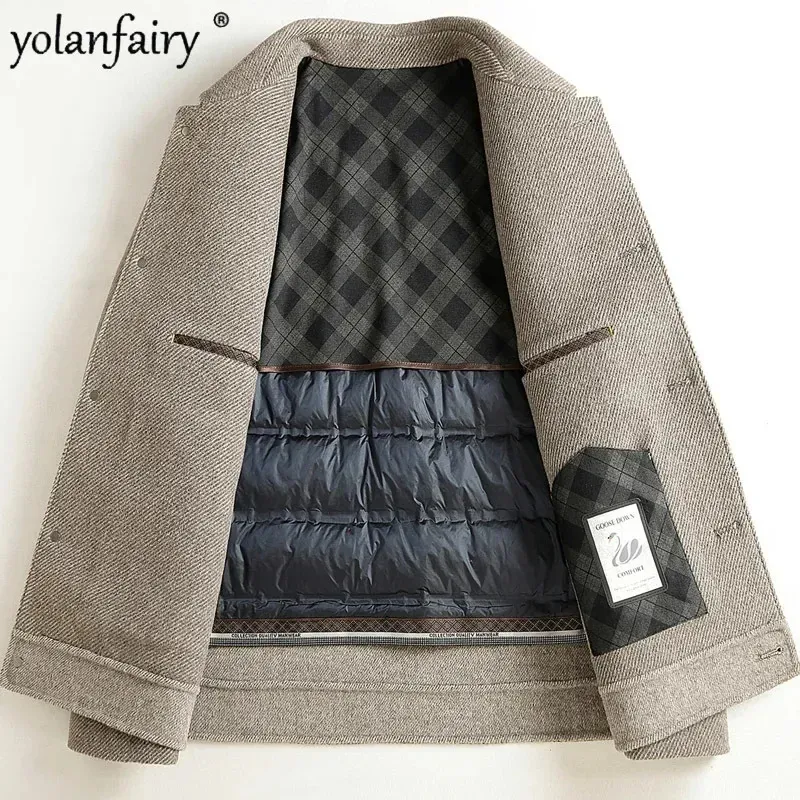 DHgate.com:Men's Wool Blends Doublesided Woolen Jackets