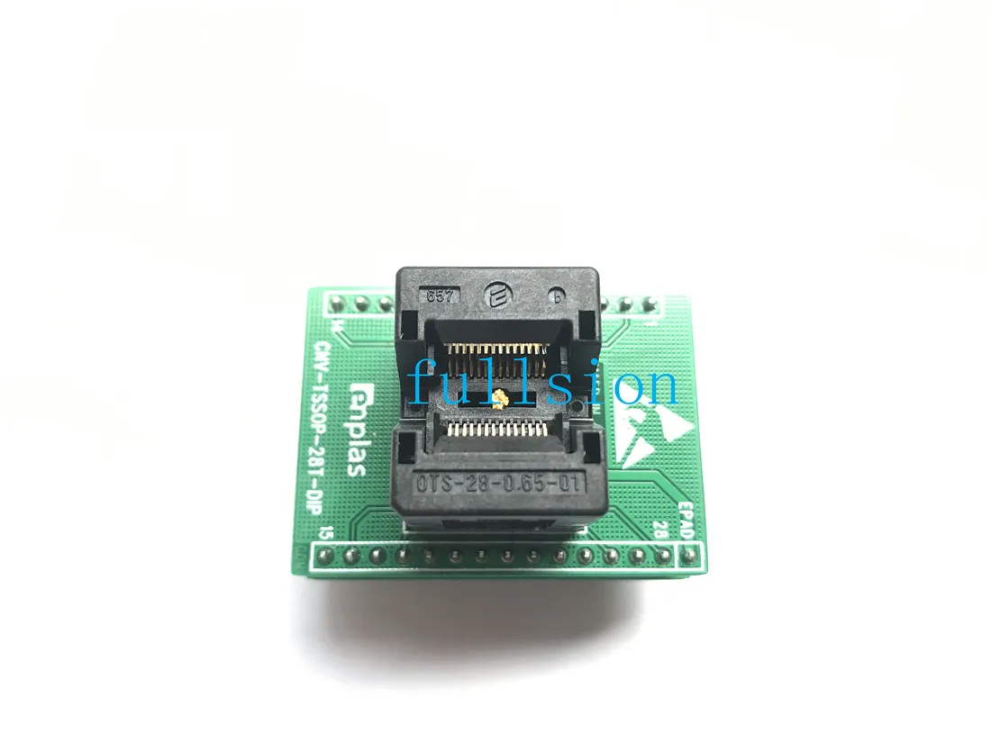 OTS-28-0.65-01 ENPLAS IC Test e bruciatura in TSSOP28PIN 0,65 mm Pitch da 0,65 mm con tSSOP28 centrale per immergersi per A3980KLP