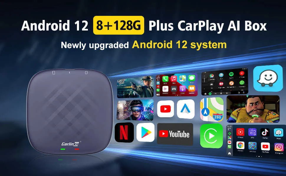 Carlinkit 4.0 Universal Android Carplay Adapter Auto Box Carplay