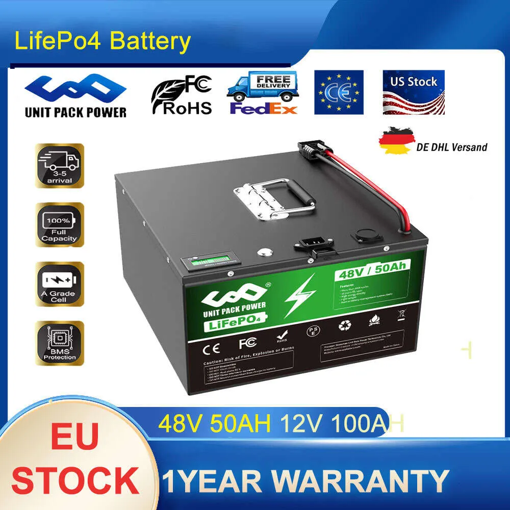 48V 50AH 13S2P Batterie De E-Bike, 48V 50AH Batteries Pour