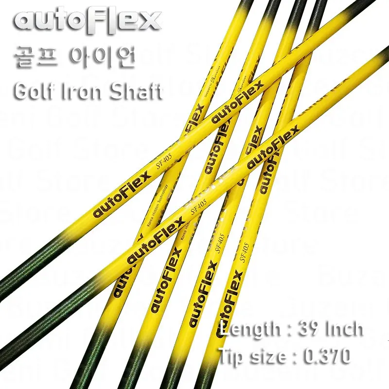 Club Heads Autoflex Axel Golf Iron Shaft Wedges Yellow Color 39Inch SF405 SF505 SF505X SF505XX FLEX TIPS STORLEK 0370 231117